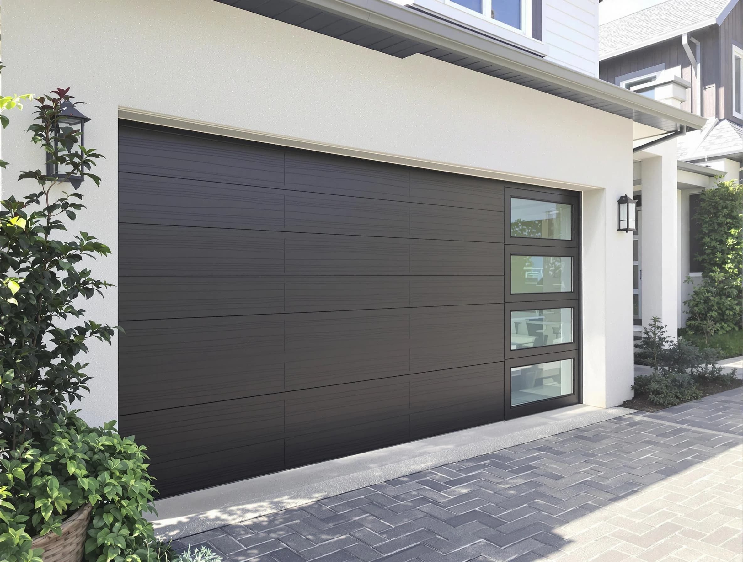 Custom garage door installation by Morgan Garage Door Repair in Morgan