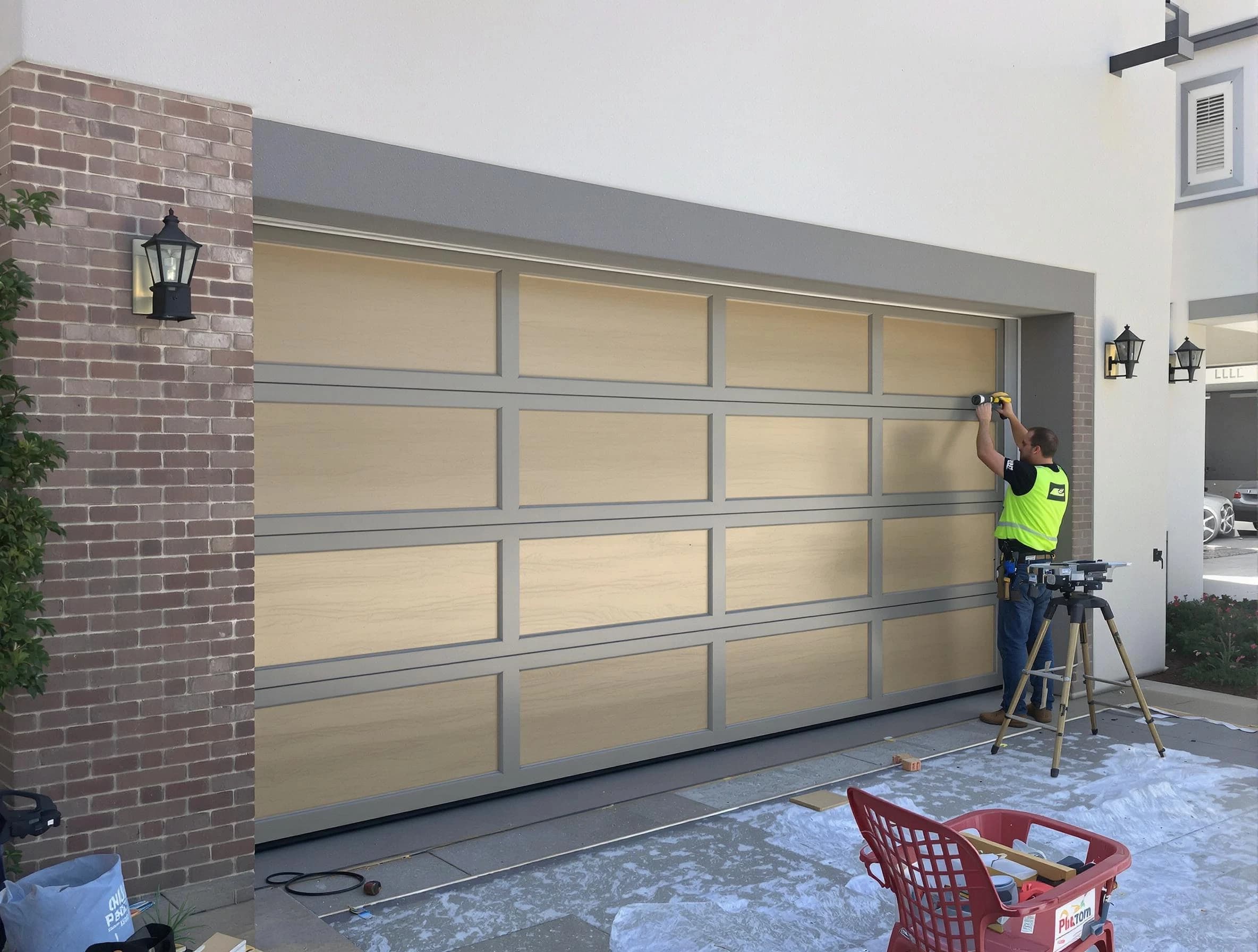 Garage door replacement service by Morgan Garage Door Repair in Morgan