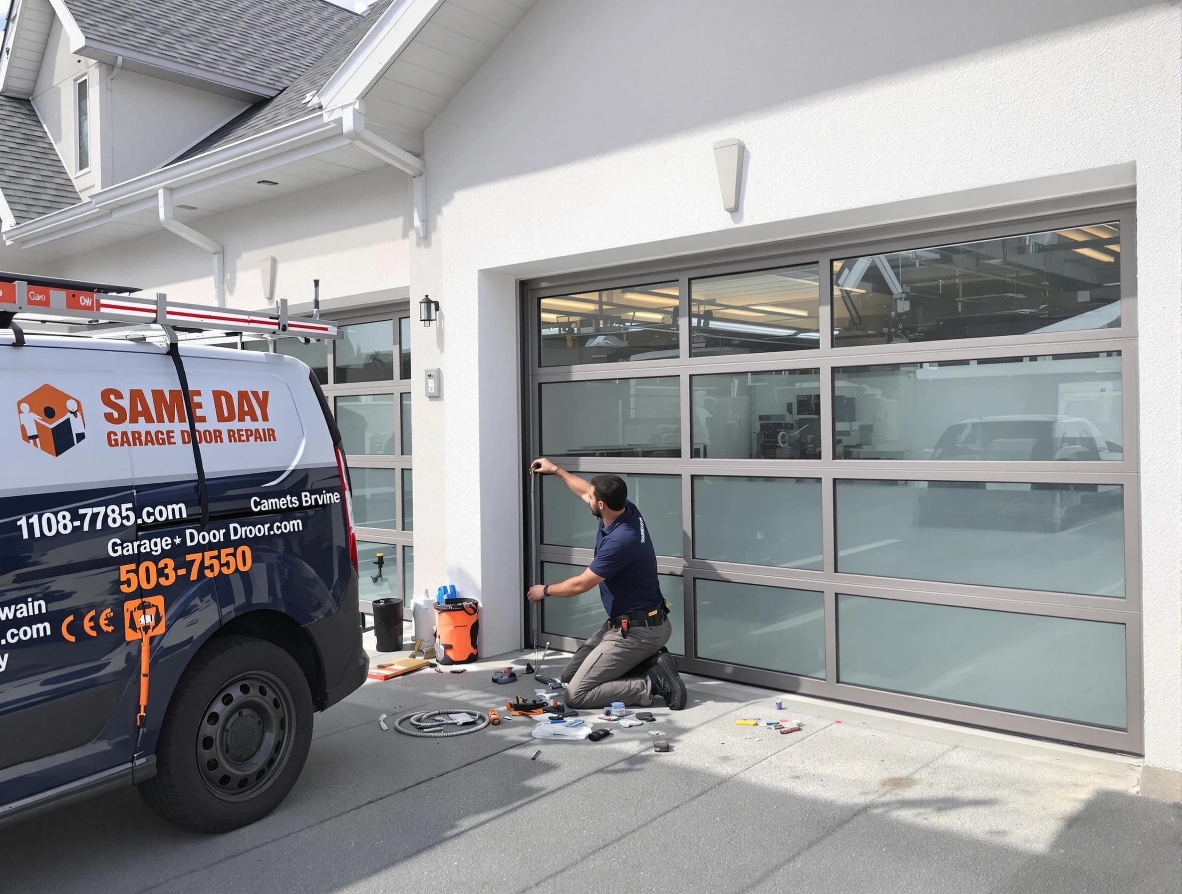 Same-day garage door repair service by Morgan Garage Door Repair in Morgan