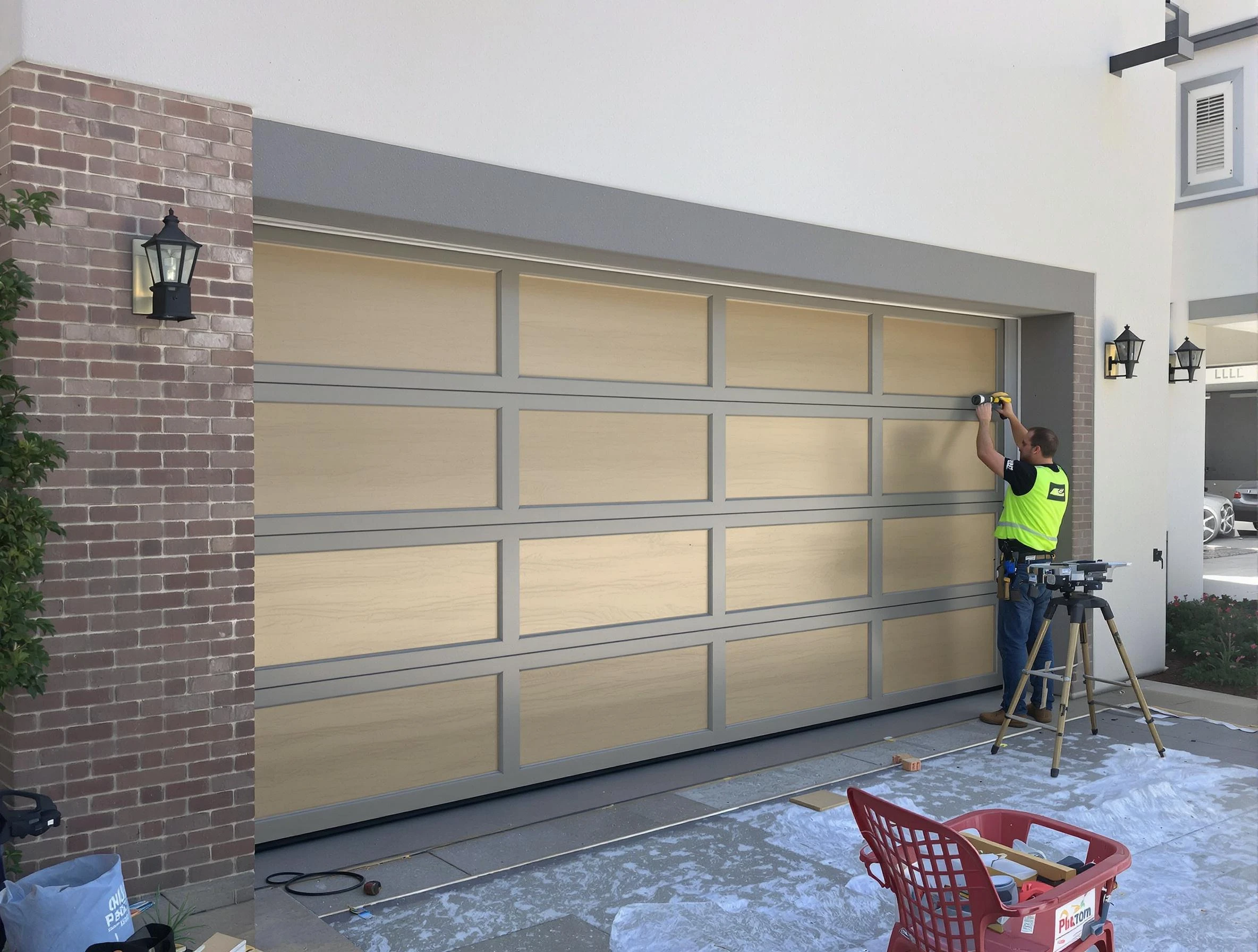 Garage door replacement service by Morgan Garage Door Repair in Morgan