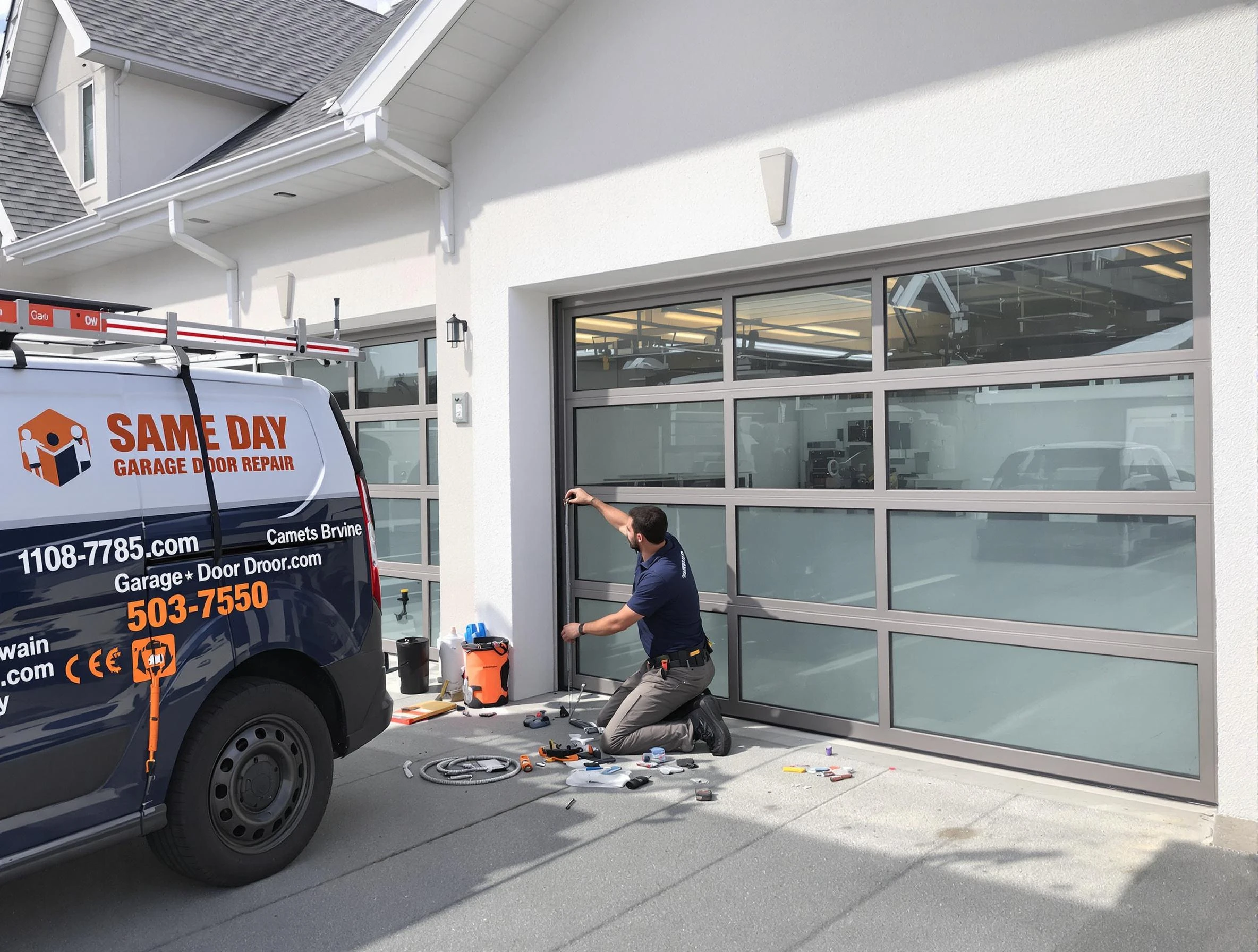 Same-day garage door repair service by Morgan Garage Door Repair in Morgan